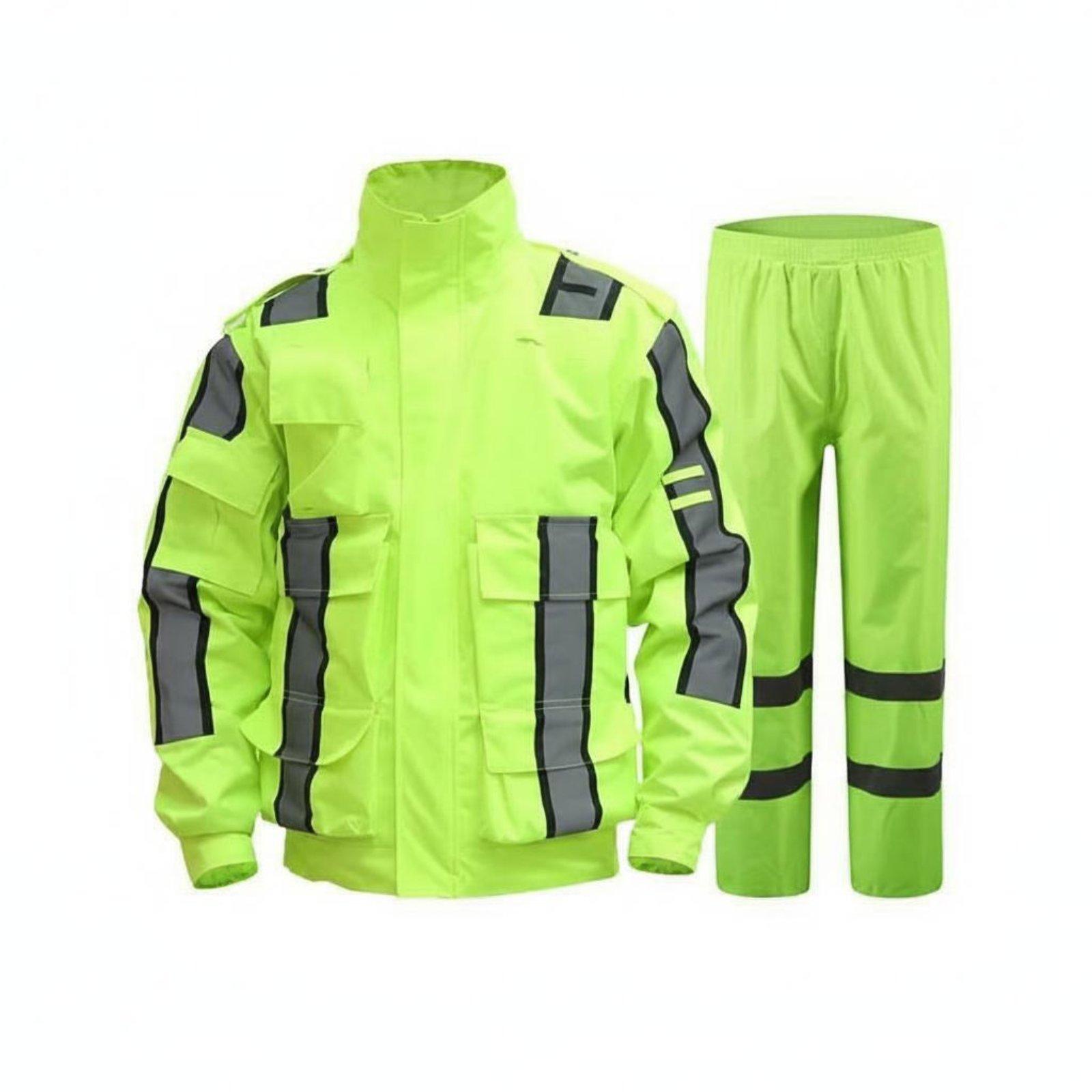 Motorcycle Gear Mens - Traje Impermeable Reflectante de Alta Visibilidad