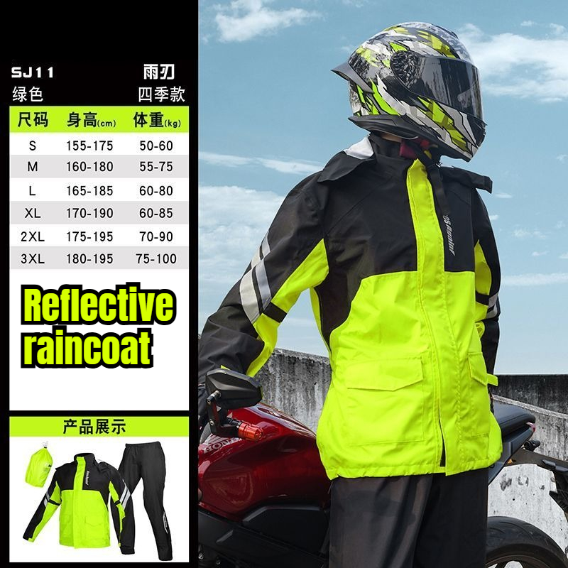 Motorcycle Gear Mens - Traje de lluvia para motocicleta tipo