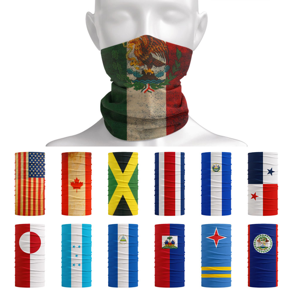 Motorcycle Gear Mens - Bandana con banderas nacionales de América