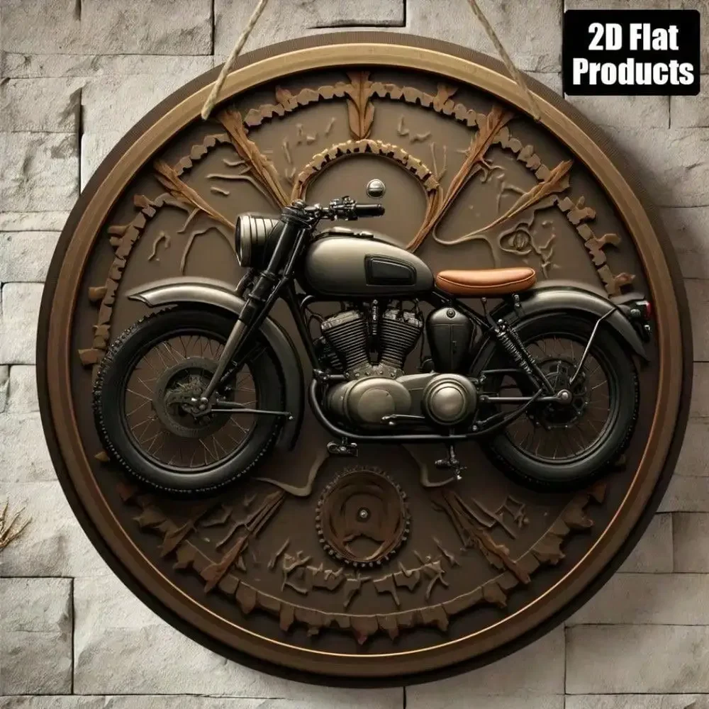 Motorcycle Gear Europe - Arte de Pared Estilo Steampunk Vintage,