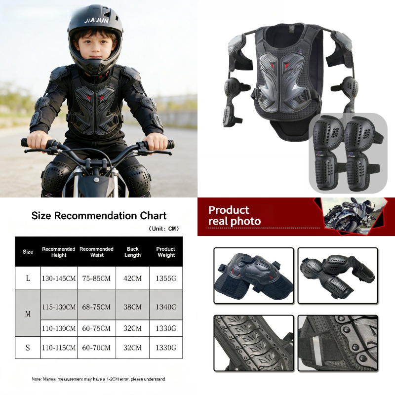 Motorcycle Gear Vest - Nuevo Chaleco de Protección para Niños