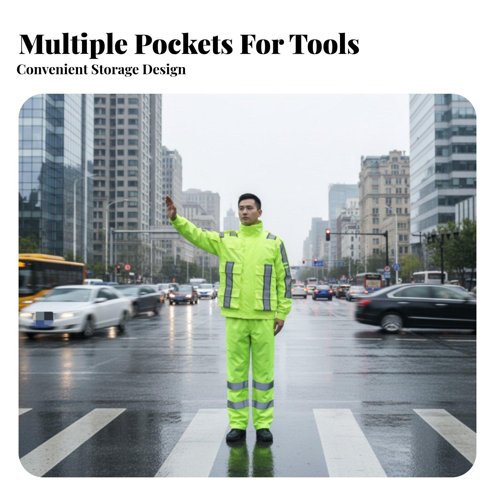 Traje Impermeable Reflectante  - Motorcycle Gear Mens reseña y precio