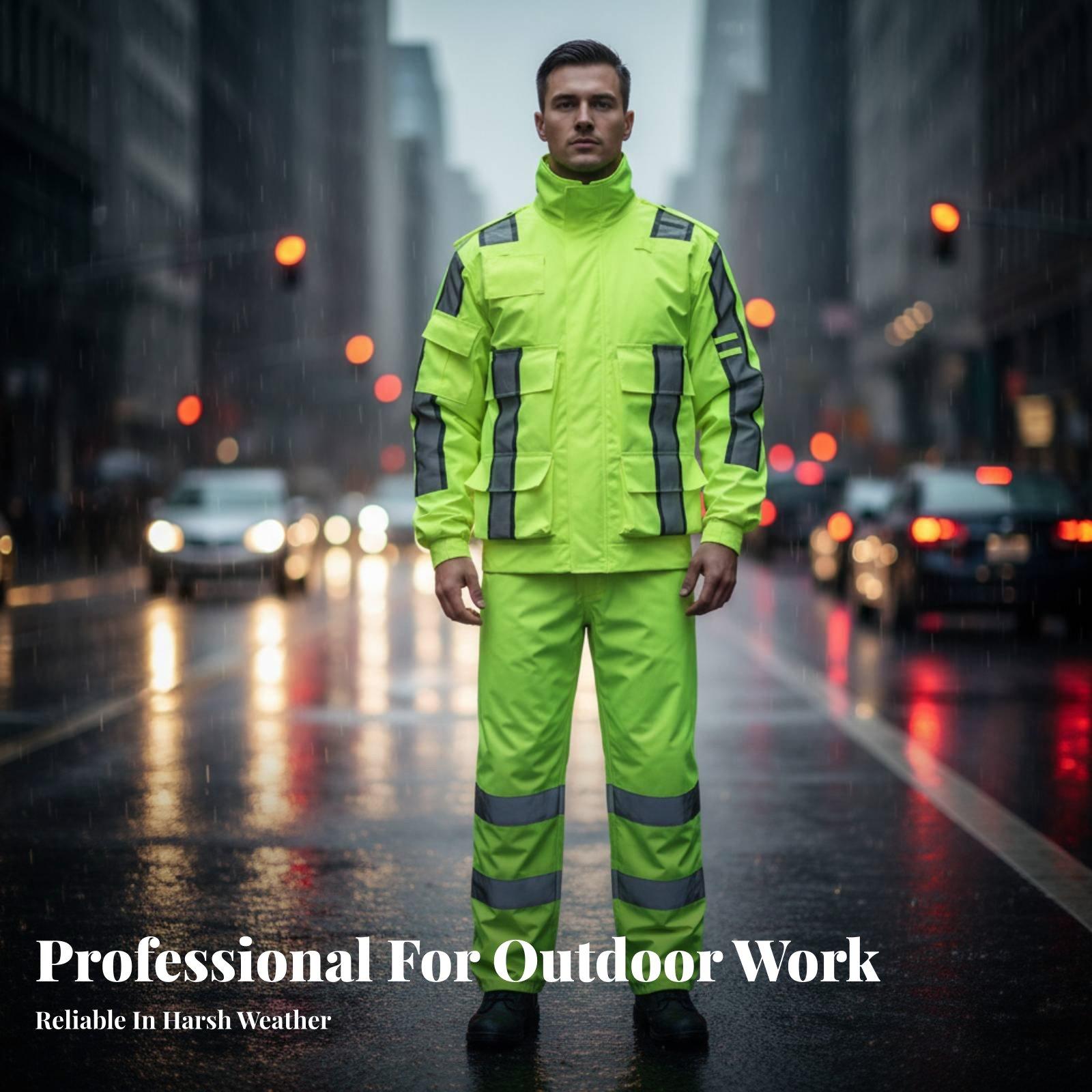 Traje Impermeable Reflectante  - Motorcycle Gear Mens reseña y precio