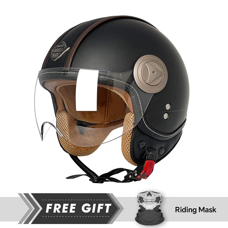 Casco de cara abierta Cascos d - Motorcycle Gear In Store reseña y precio