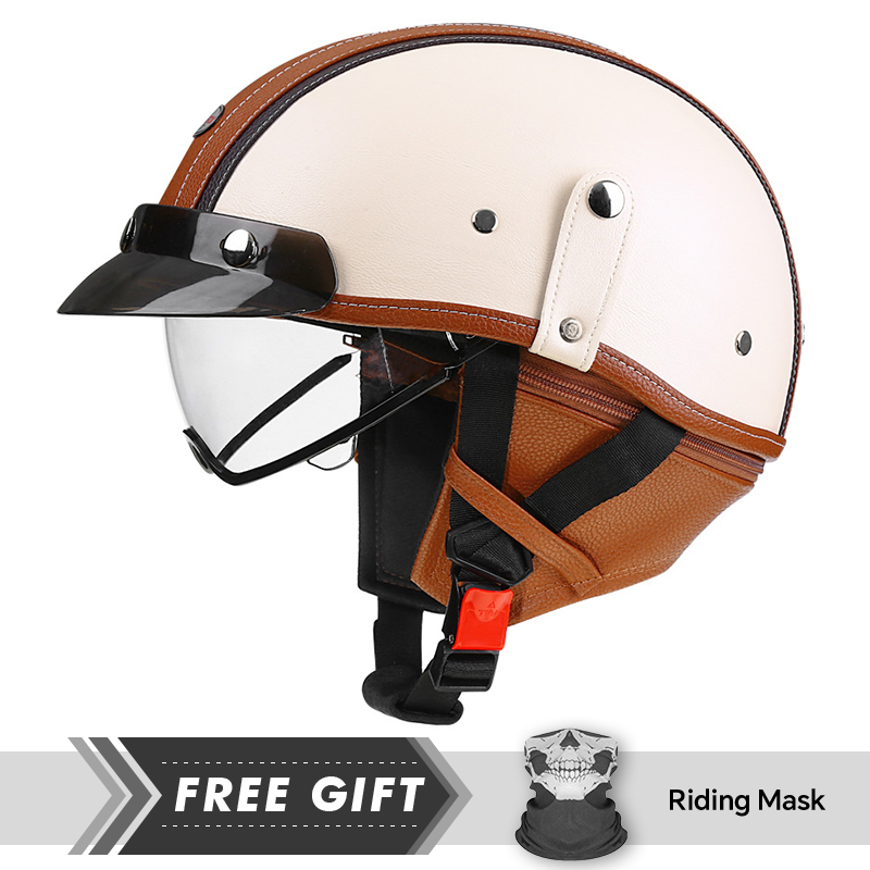 Cascos de motocicleta de media - Motorcycle Gear In Store reseña y precio