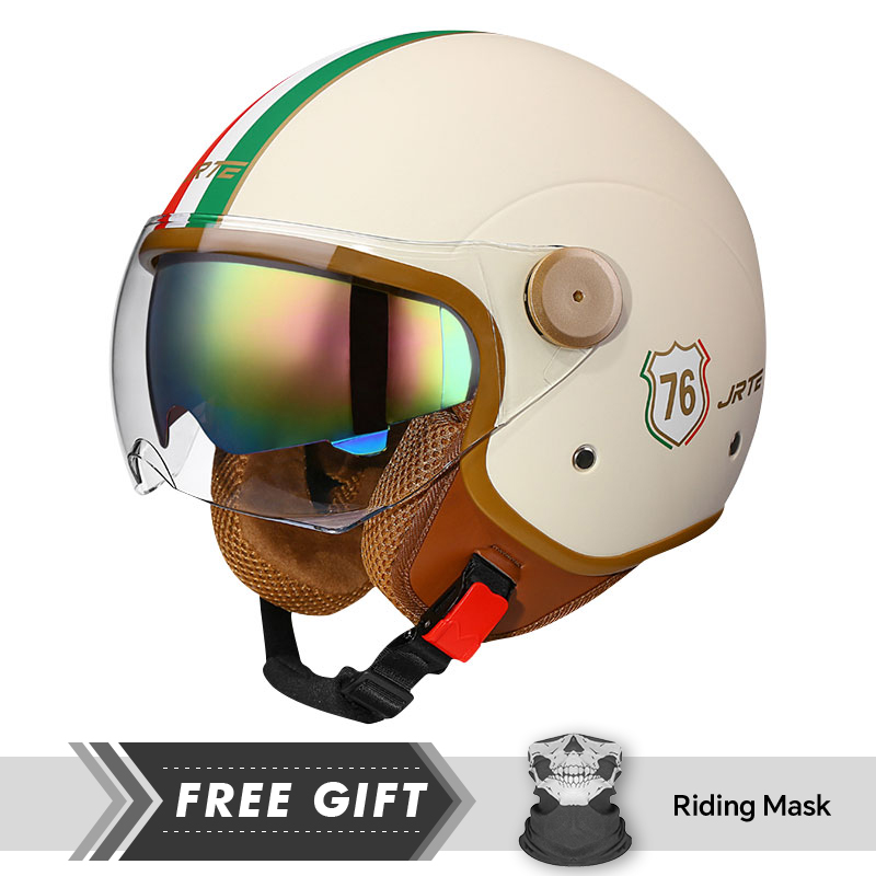Casco de cara abierta aprobado - Motorcycle Gear In Store reseña y precio