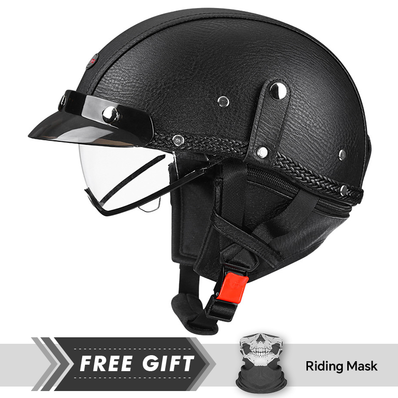 Medio casco de motocicleta Ret - Motorcycle Gear In Store reseña y precio