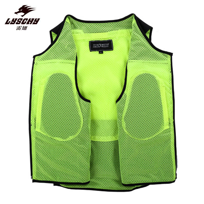 LYSCHY-Chaleco reflectante par - Motorcycle Gear Vest reseña y precio